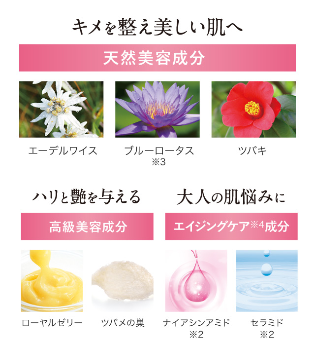 天然美容成分 高級美容成分 エイジングケア成分
