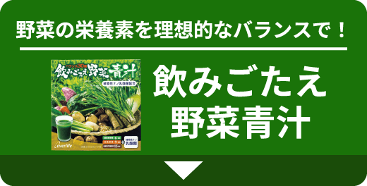 野菜の栄養素を理想的なバランスで！ 飲みごたえ 野菜青汁