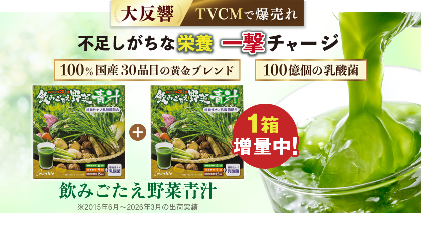 飲みごたえ野菜青汁