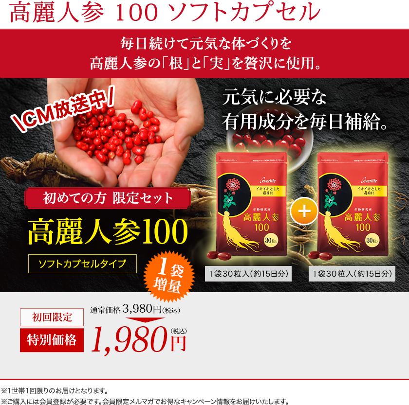 高麗人参100