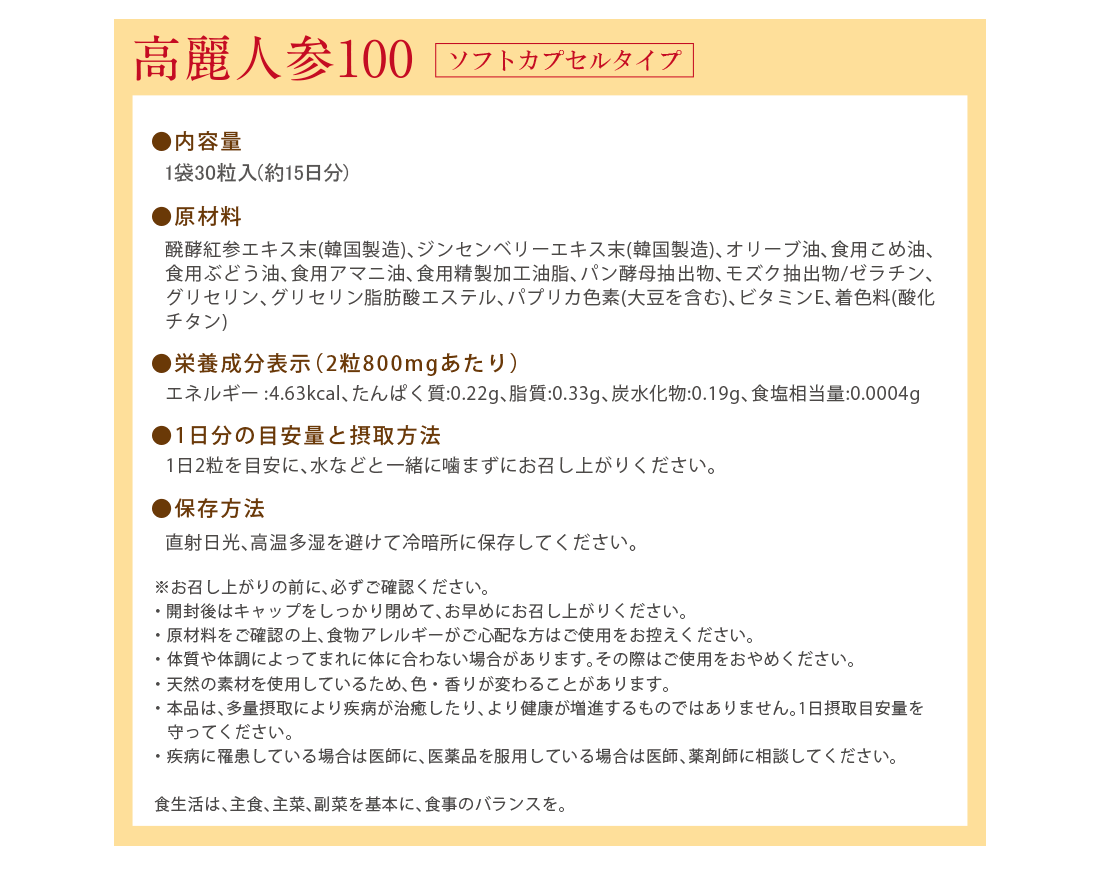 原材料表示
