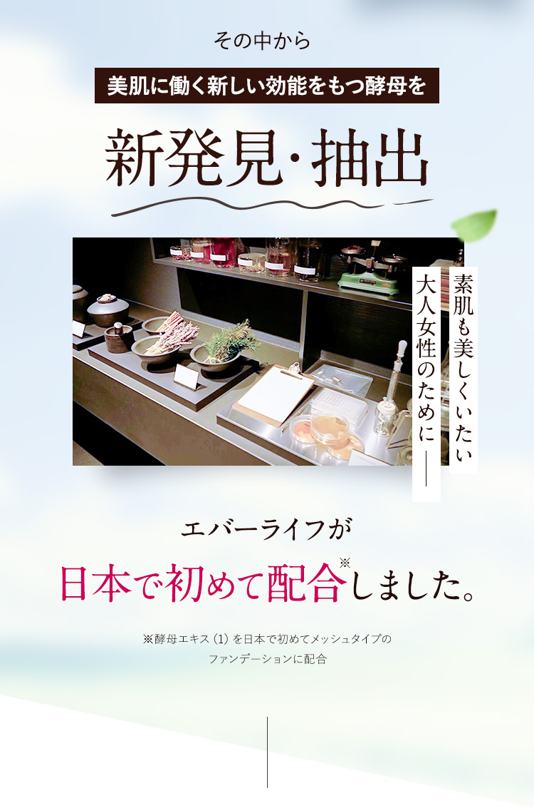 美肌に働く新しい効能をもつ酵母を新発見・抽出