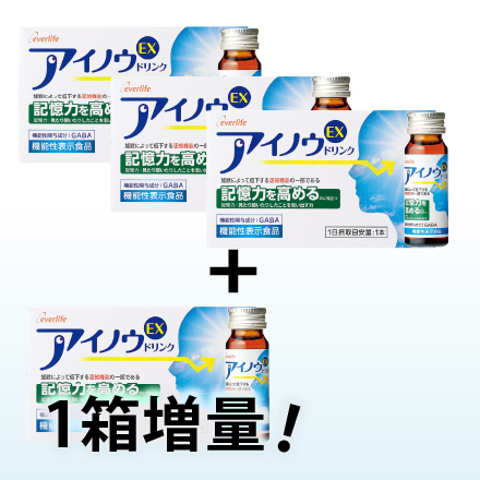 【500円クーポン＋１箱増量！】アイノウEXドリンク×3箱　4/30まで！ image number 1