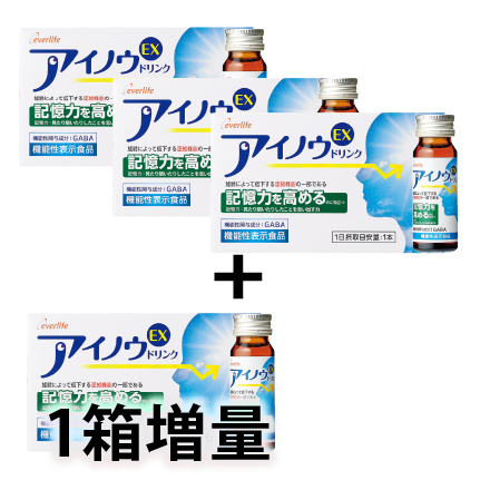 100％品質 1箱増量】アイノウEXドリンク×3箱 3/5まで！ 【エバーライフ | ソフトドリンク